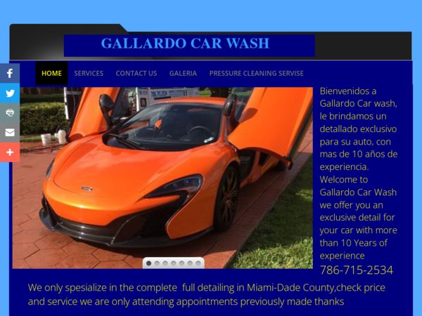 Gallardo Carwash in Coral Gables