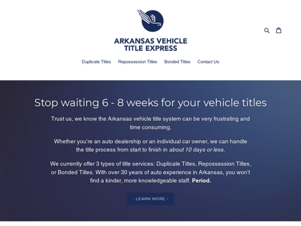 Arkansas Vehicle Title Express