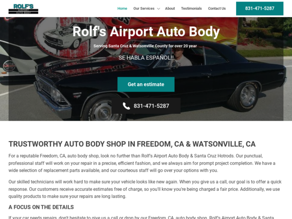 Santa Cruz Hot Rods & Rolf's Auto Body