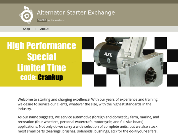 Alternator Starter Exchange