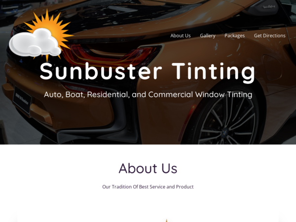 Sunbuster Tinting