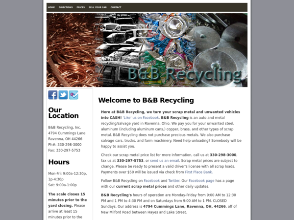 B & B Recycling Inc
