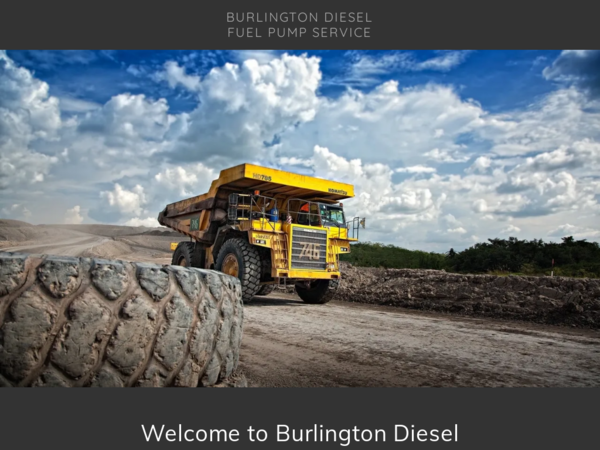 Burlington Diesel Fuel Pump Service