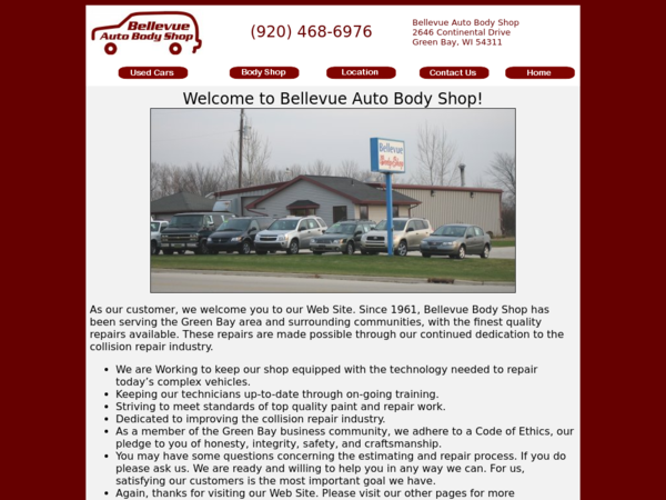 Bellevue Body Shop and Auto Sales