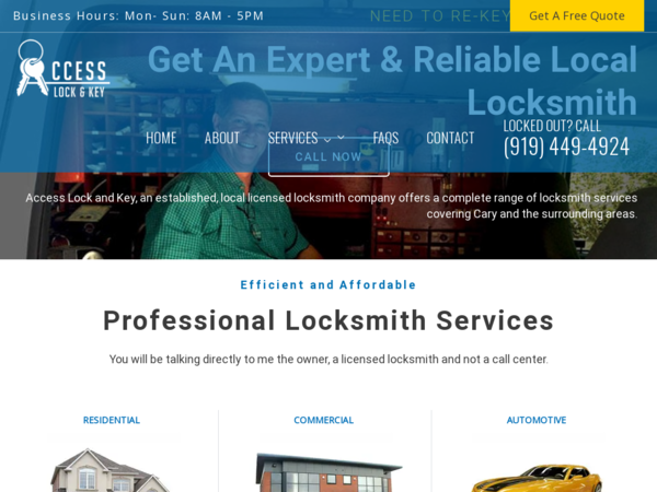 Access Lock & Key Cary