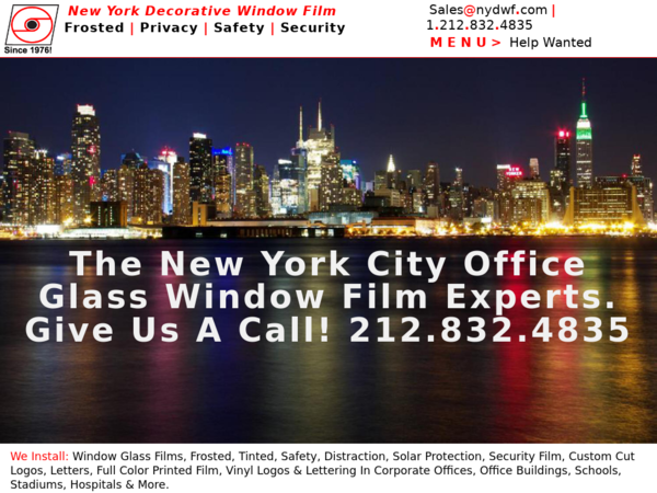 New York Decorative Window Film