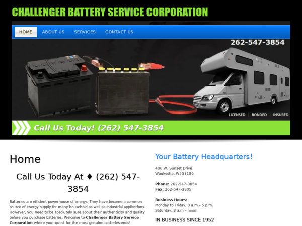 Challenger Battery Service Corp