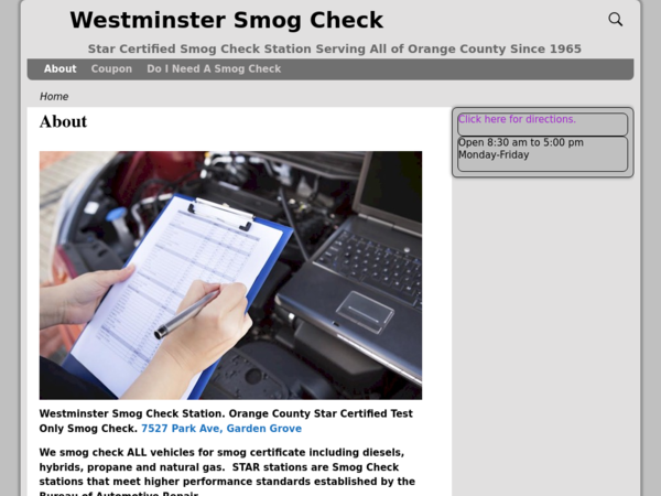 Westminster Smog Check