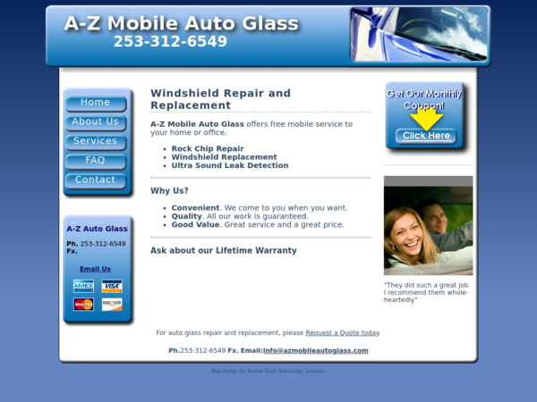 A-Z Mobile Auto Glass Inc