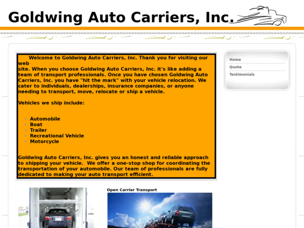 Goldwing Auto Carriers