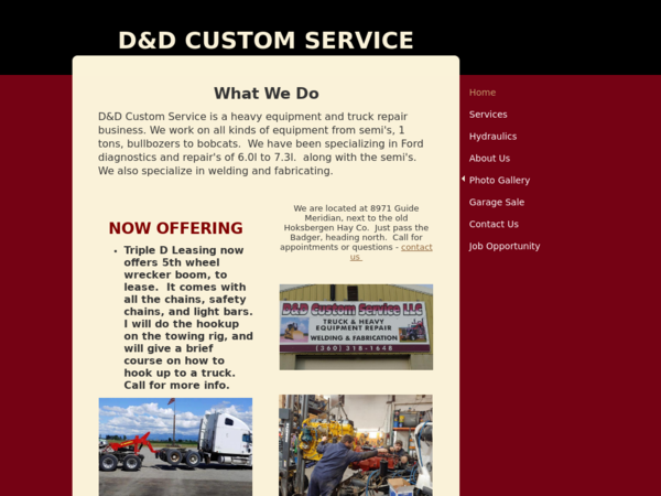 D&D Custom Service LLC