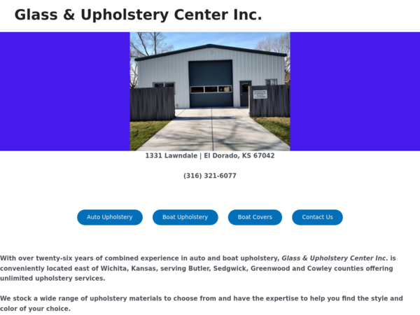 Glass & Upholstery Center Inc