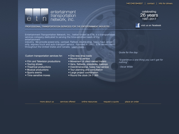 Entertainment Transportation Network