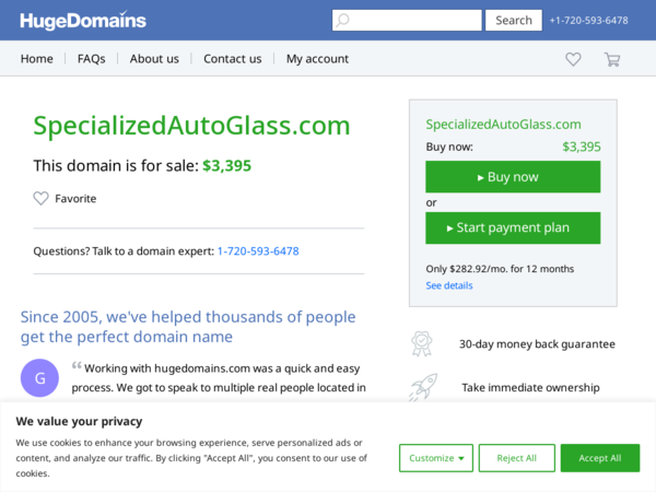 Specialized Auto Glass