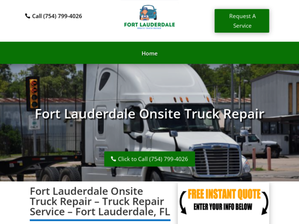 Fort Lauderdale Onsite Truck Repair