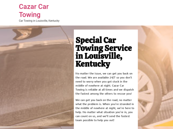 Cazar Car Towing