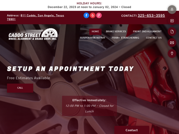 Caddo Street Wheel Alignment & Brake Inc.