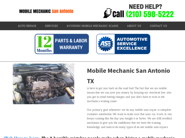 Mobile Mechanic San Antonio