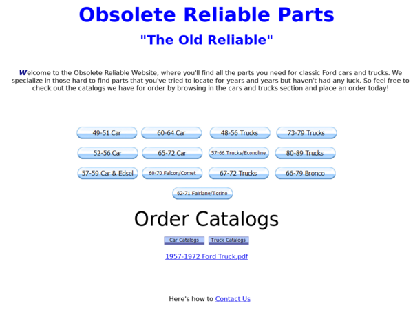 Obsolete Ford Parts