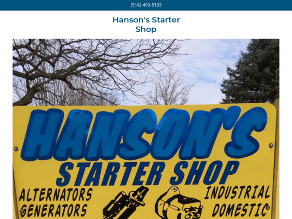 Hanson's Starter Shop