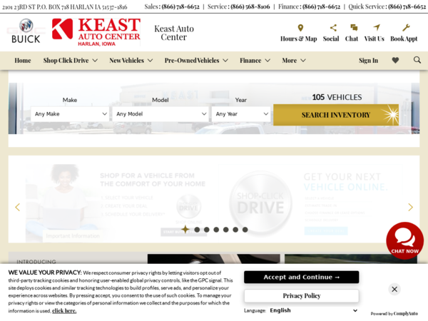 Keast Motors Chevrolet Service