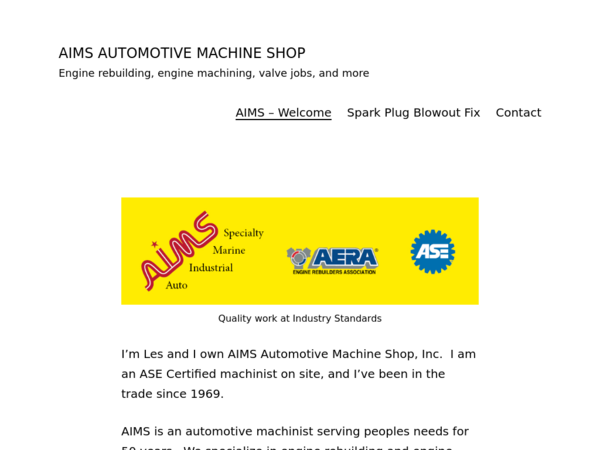 Aims Automotive Machine Shop