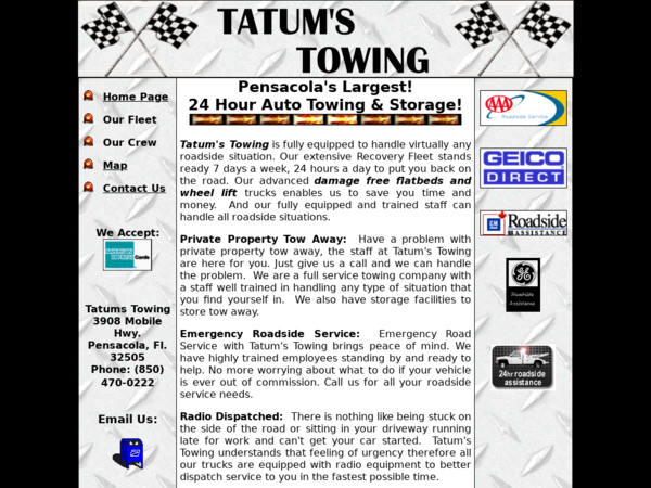 Tatum's Towing Services