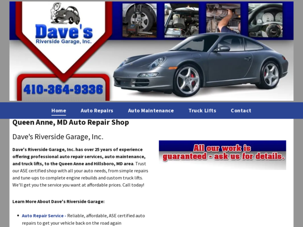 Dave's Riverside Garage Inc