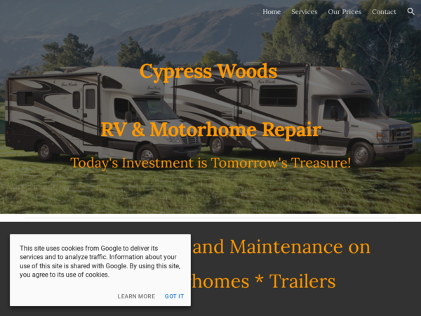 Cypress Woods RV & Motorhome Repair
