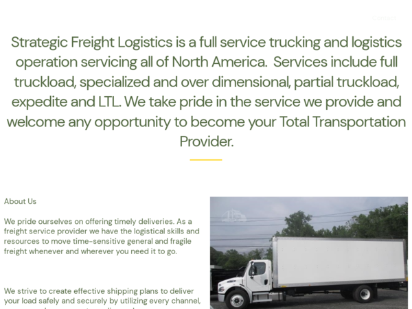 Strategic Freight Logistics LLC