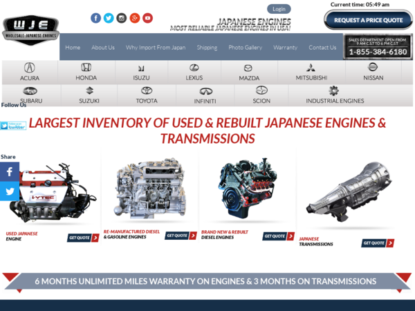 Wholesale Japanese Engines Inc