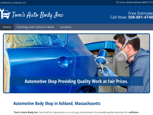 Tom's Auto Body Inc