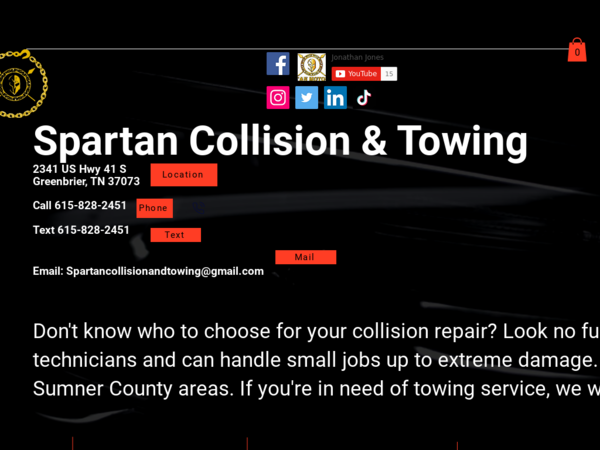 Spartan Collision and Towing