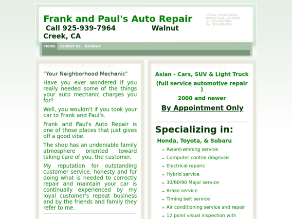 Frank & Paul's Auto Repair